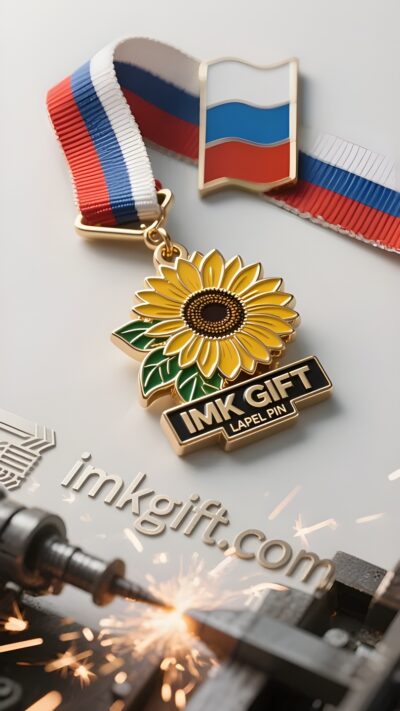 in991-Растет-к-солнцу-медаль-расцветающая-в-цветах-национального-флага