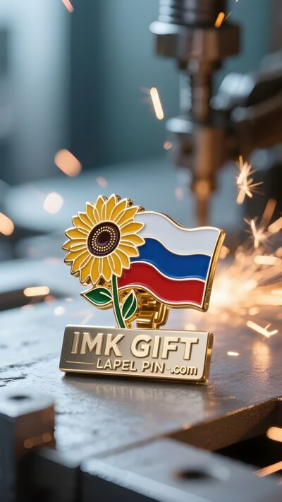 in993-Белый-синий-и-красный-свет-на-зажиме-для-галстука-в-виде-подсолнуха