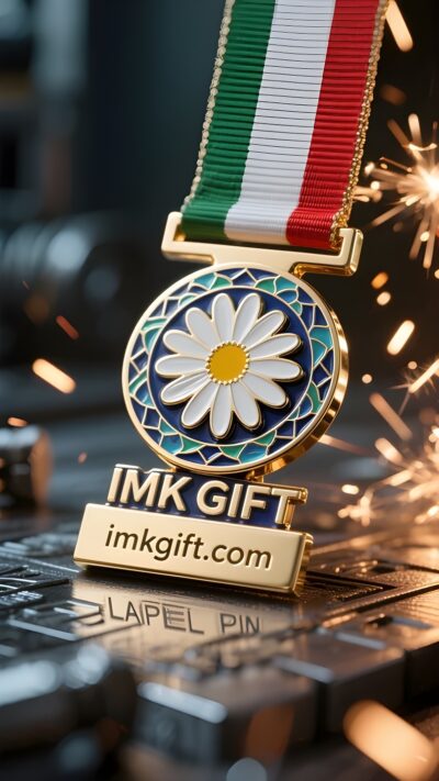 in991-Medaglia-Margherita-La-strada-della-perseveranza-illuminata-dalla-bandiera-tricolore