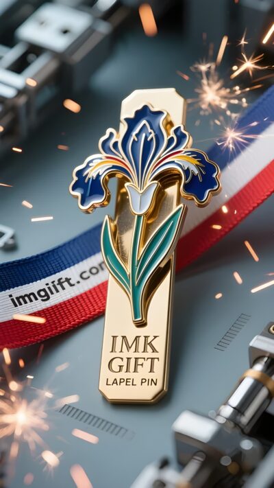 in986-Marque-page-Iris-Marque-tricolore-de-l-39-esprit-français