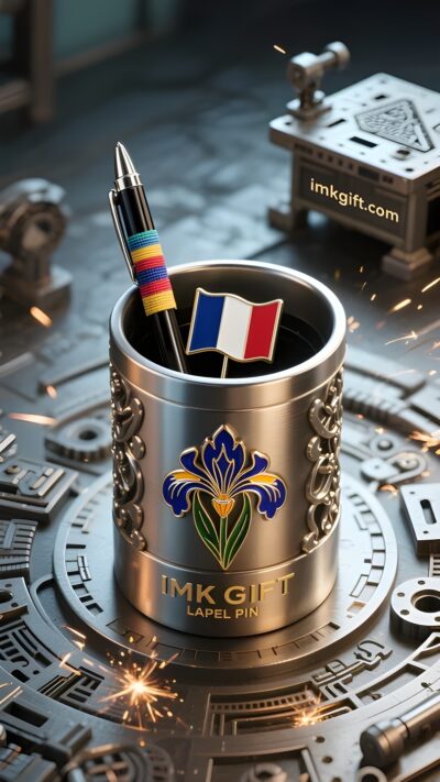 in992-La-fleur-de-la-sagesse-entre-le-bleu-le-blanc-et-le-rouge