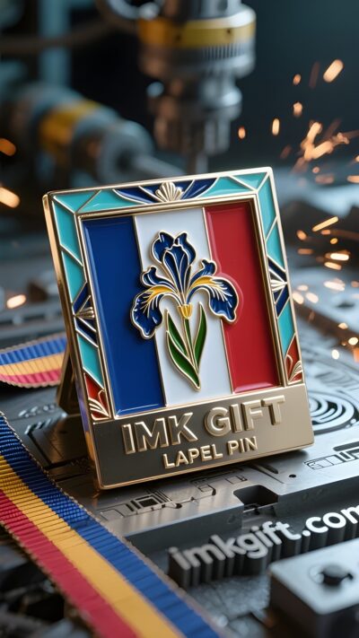 in991-La-France-encadrée-d-39-iris